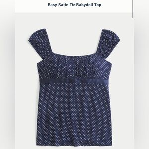 Hollister Easy Satin Babydoll Top